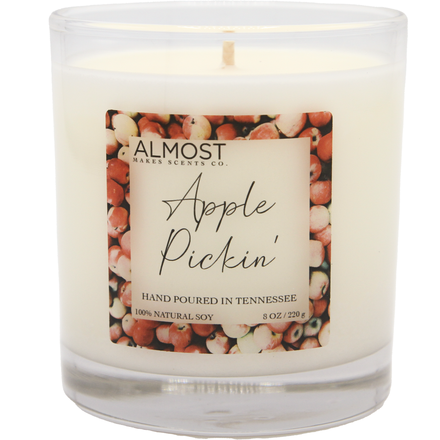 Apple Pickin’ Handcrafted All Soy candle 8oz