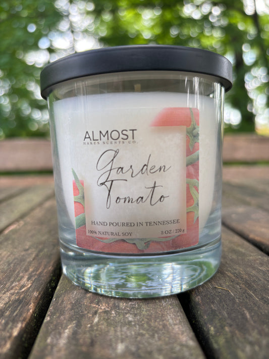 Garden Tomato Handcrafted All Soy candle 8oz