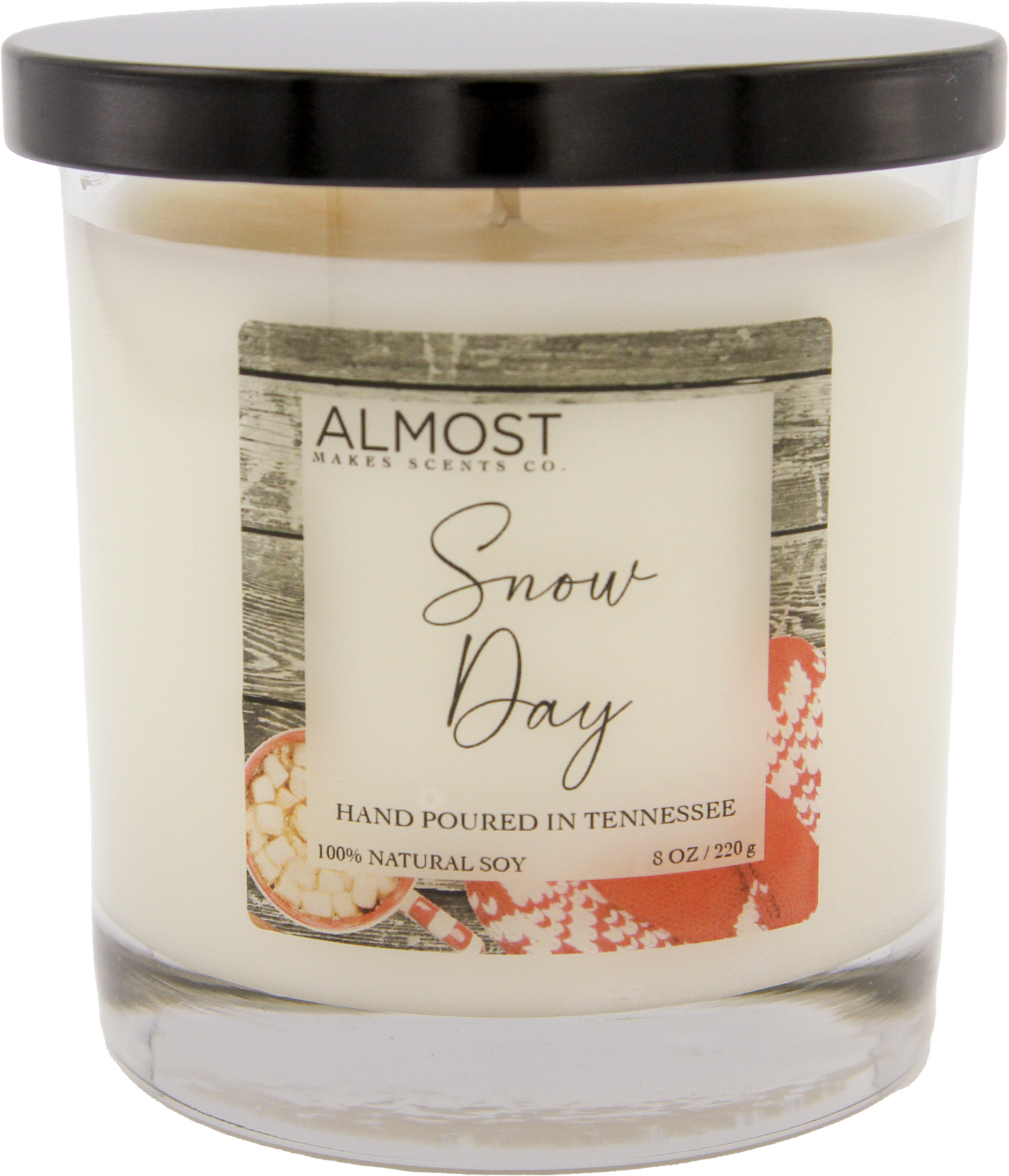 Snow Day Handcrafted Soy Candle 8oz