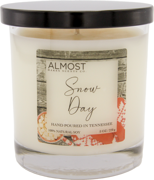 Snow Day Handcrafted Soy Candle 8oz