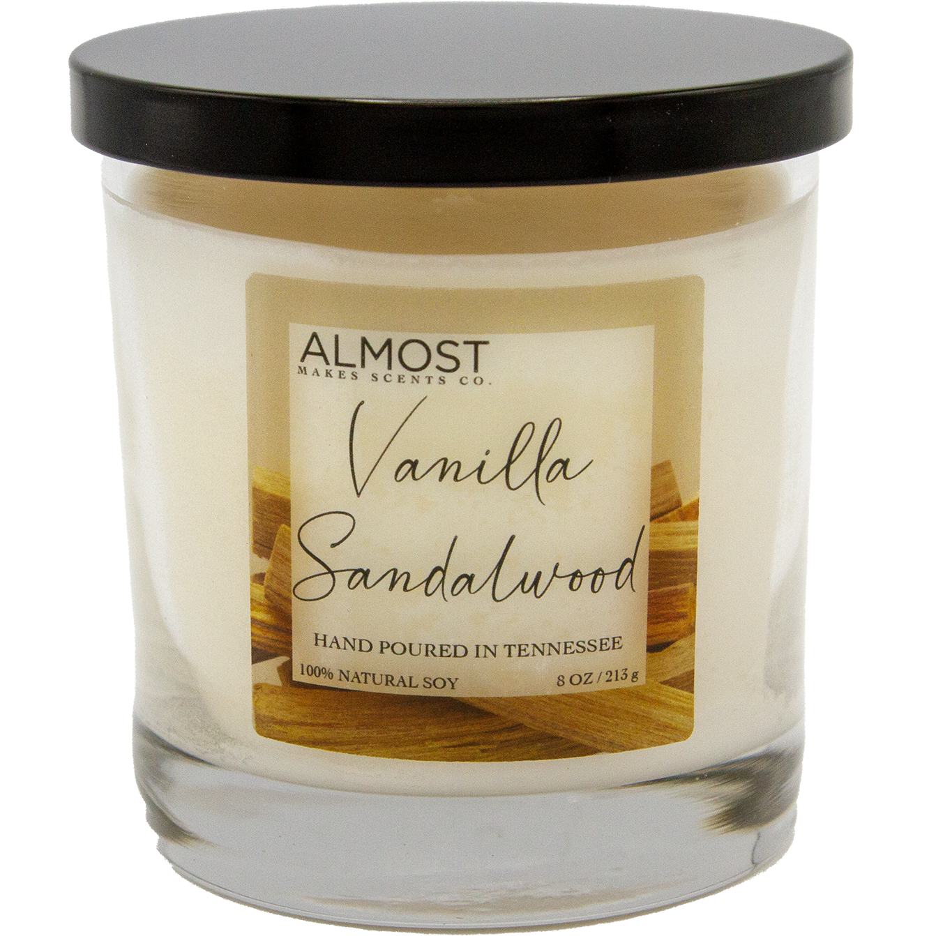 Vanilla Sandalwood All Soy candle 8 oz