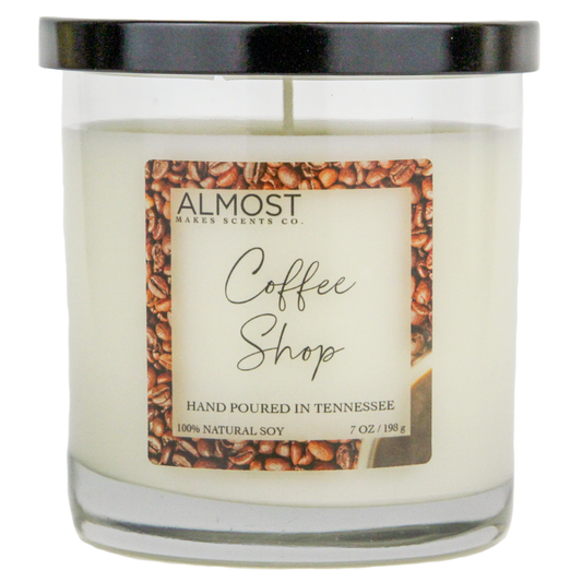 Coffee Shop Handcrafted All Soy candle 8oz