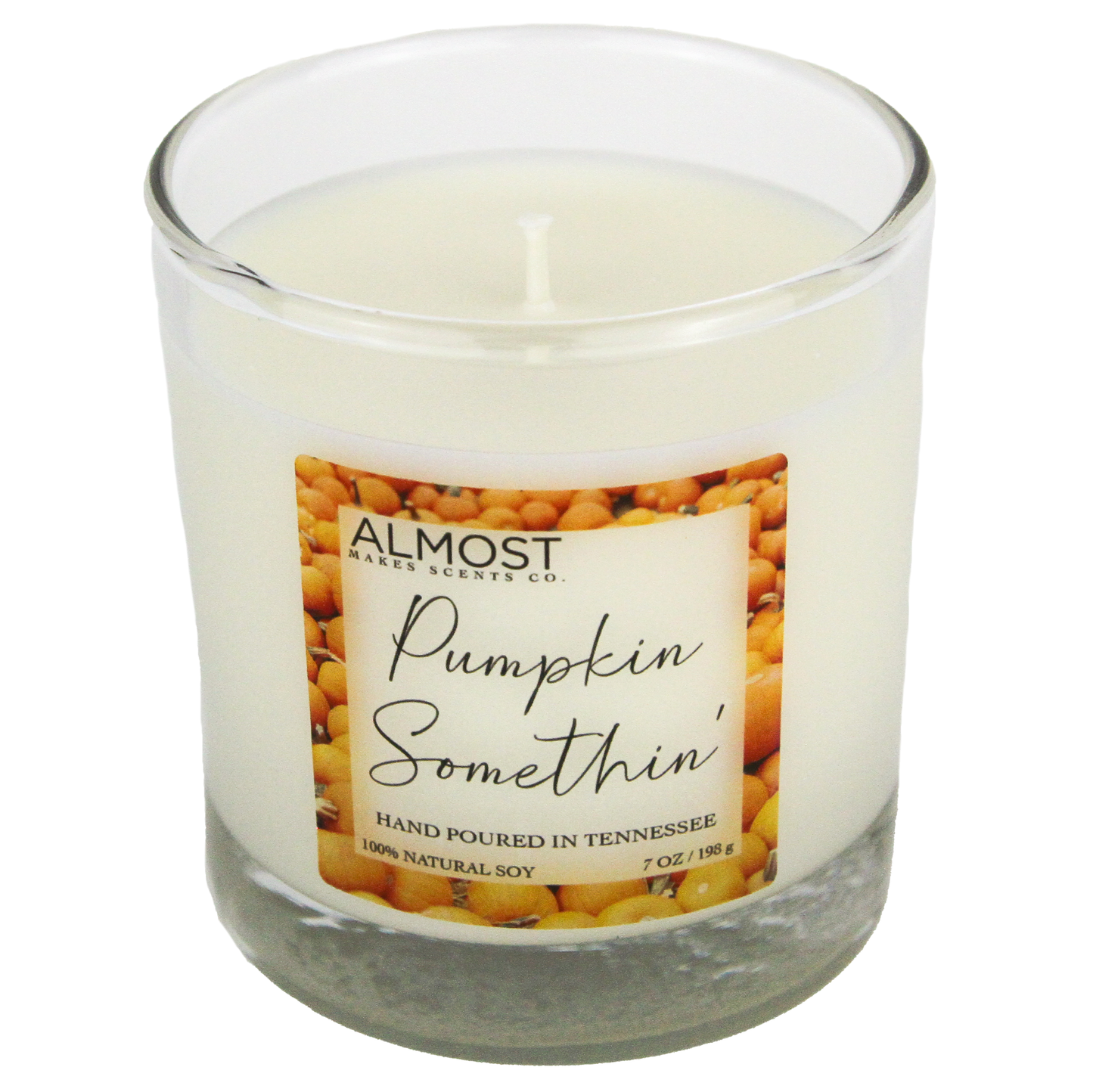 Pumpkin Somethin' Handcrafted All Soy Candle 8oz