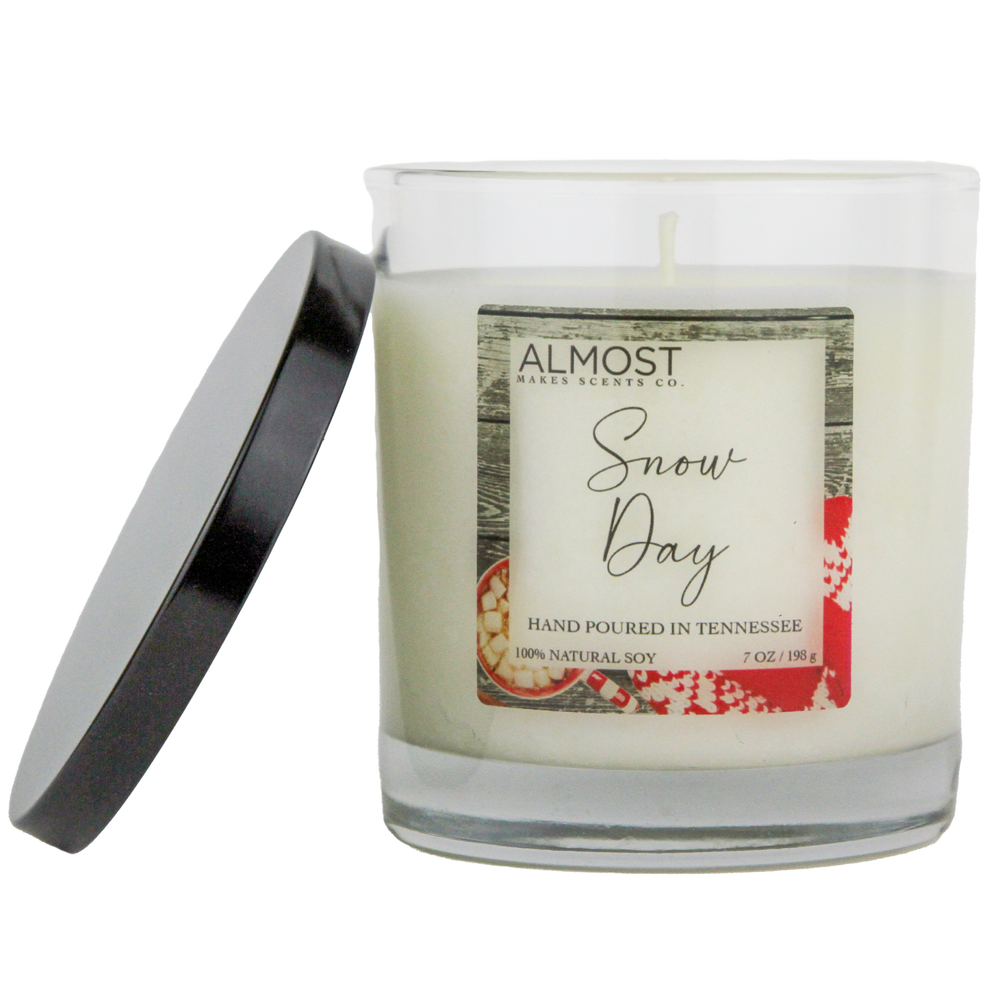 Snow Day Handcrafted Soy Candle 8oz