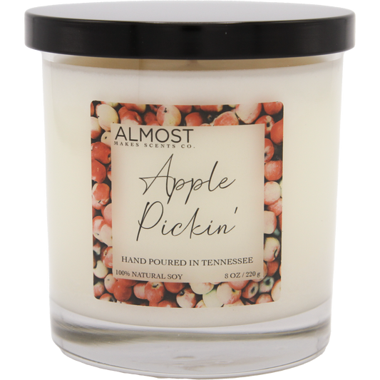 Apple Pickin’ Handcrafted All Soy candle 8oz