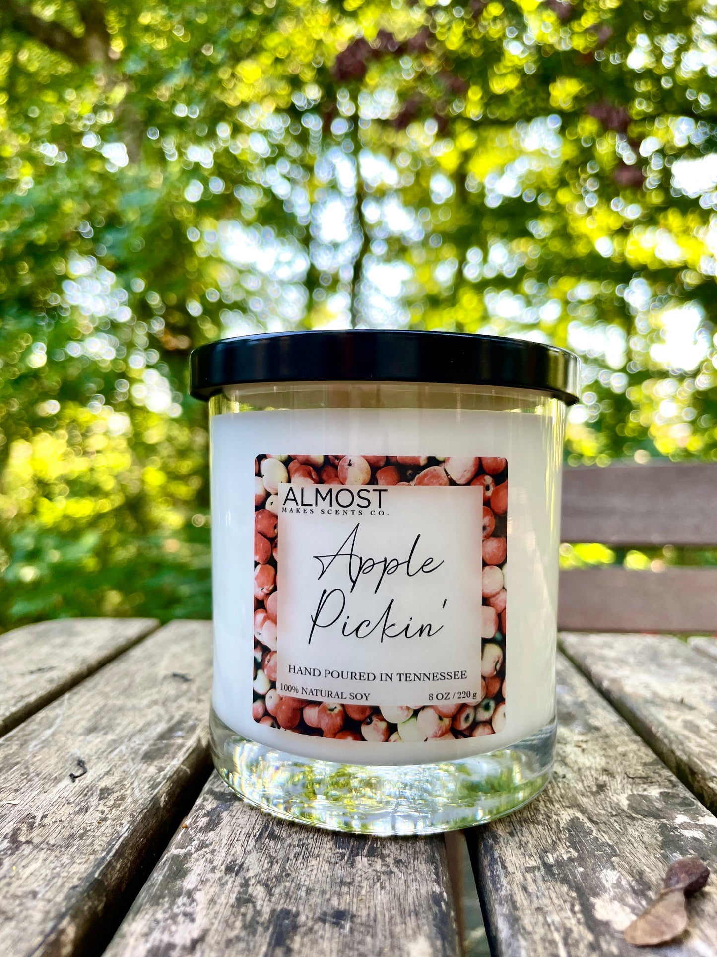 Apple Pickin’ Handcrafted All Soy candle 8oz