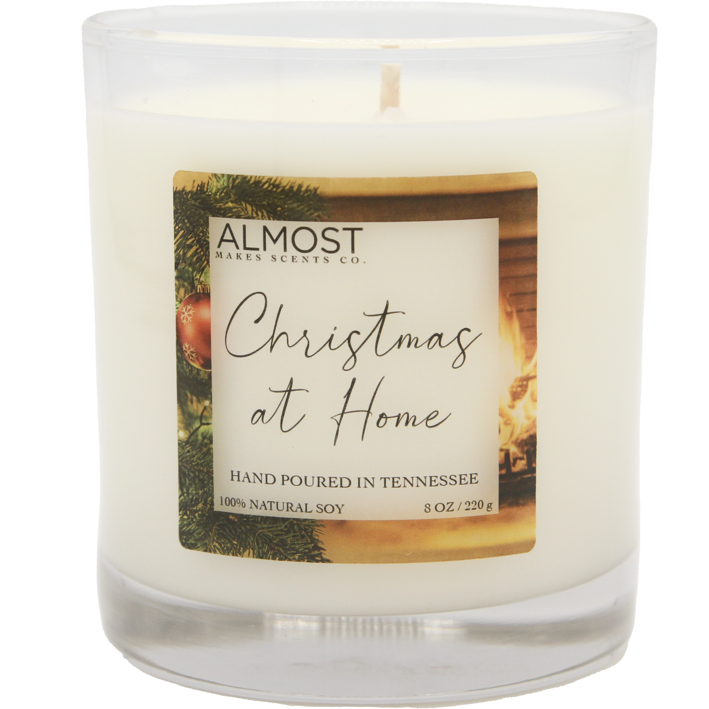 Christmas At Home Handcrafted Soy Candle