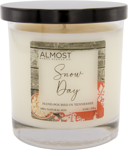 Snow Day Handcrafted Soy Candle 8oz