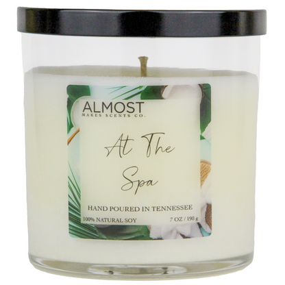 At the Spa Handcrafted All Soy candle 8oz