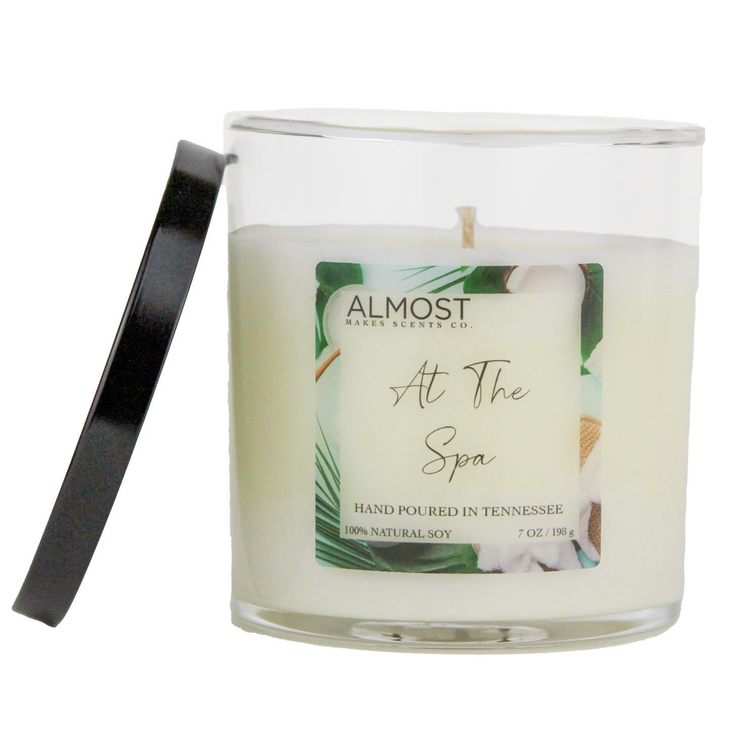 At the Spa Handcrafted All Soy candle 8oz