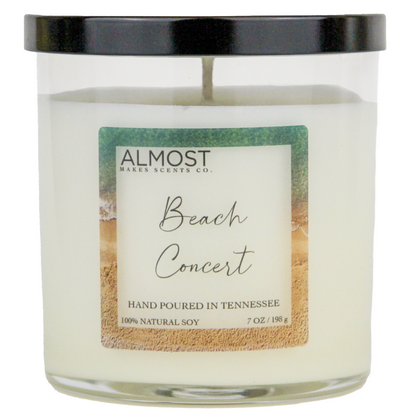 Beach Concert Handcrafted All Soy candle 8oz