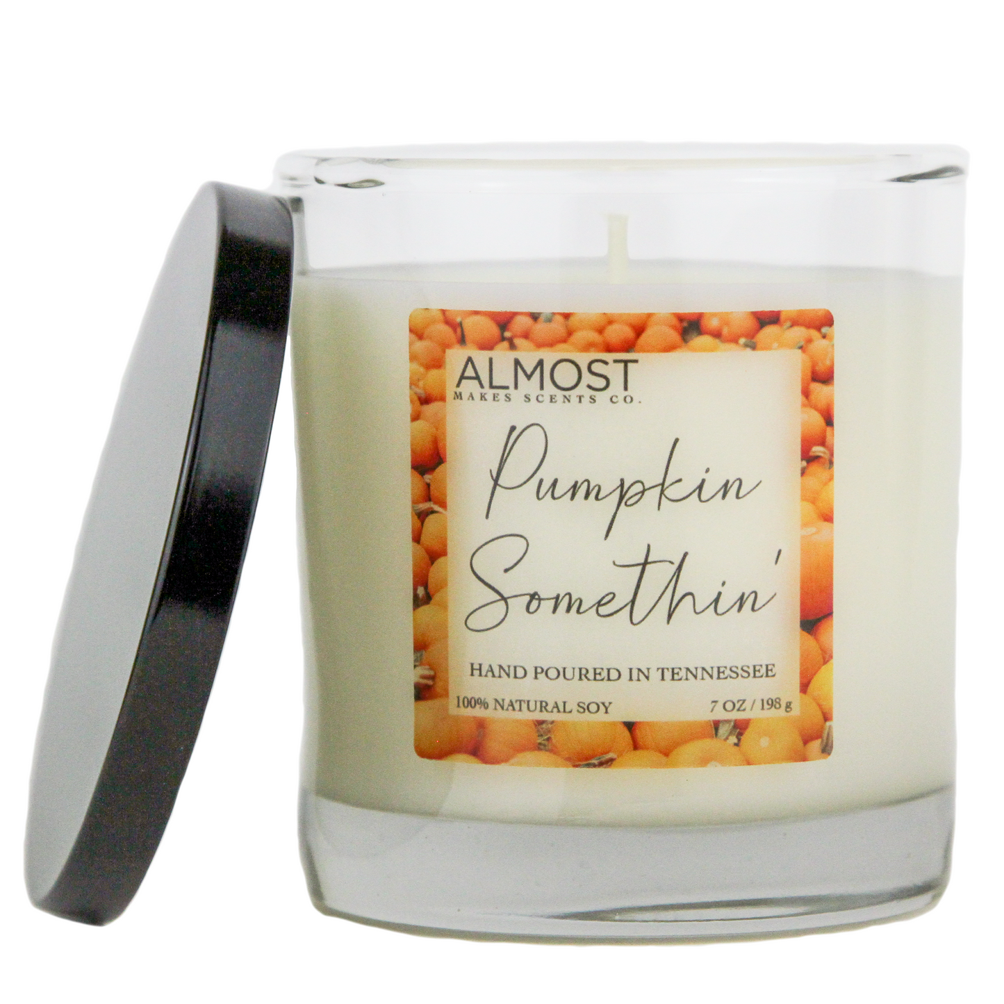Pumpkin Somethin' Handcrafted All Soy Candle 7 oz