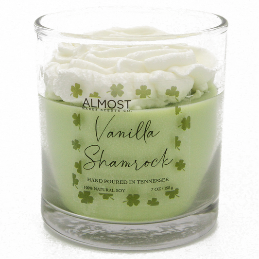 Vanilla Shamrock Handcrafted Soy Candle